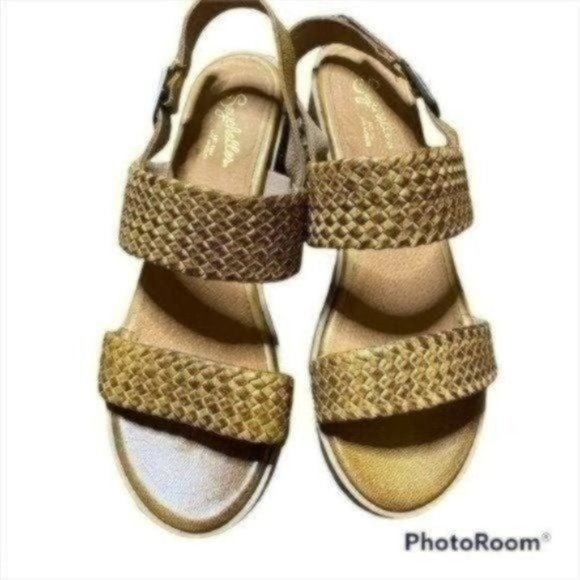 Seychelles Womens Leather Woven Bring It Back Sandal Tan Size 6 - Picture 2 of 6